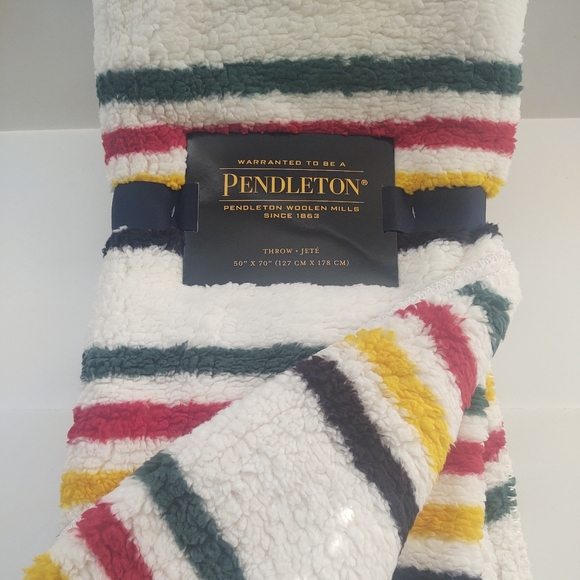 Pendleton Bedding Pendleton Throw Jete Glacier Stripe Poshmark